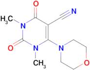 1,3-Dimethyl-6-(morpholin-4-yl)-2,4-dioxo-1,2,3,4-tetrahydropyrimidine-5-carbonitrile