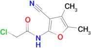 2-Chloro-n-(3-cyano-4,5-dimethylfuran-2-yl)acetamide