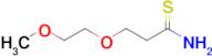 3-(2-Methoxyethoxy)propanethioamide