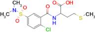 2-{[2-chloro-5-(dimethylsulfamoyl)phenyl]formamido}-4-(methylsulfanyl)butanoic acid