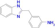 3-[(1h-1,3-benzodiazol-2-yl)methyl]aniline