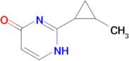 2-(2-methylcyclopropyl)-1,4-dihydropyrimidin-4-one