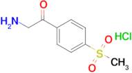 2-Amino-1-(4-methanesulfonylphenyl)ethan-1-one hydrochloride