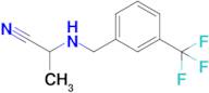 2-({[3-(trifluoromethyl)phenyl]methyl}amino)propanenitrile
