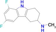 6,8-Difluoro-n-methyl-2,3,4,9-tetrahydro-1h-carbazol-3-amine