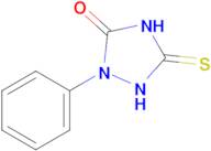 2-phenyl-5-sulfanylidene-1,2,4-triazolidin-3-one