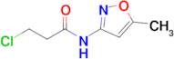 3-Chloro-n-(5-methyl-1,2-oxazol-3-yl)propanamide