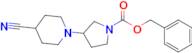 Benzyl 3-(4-cyanopiperidin-1-yl)pyrrolidine-1-carboxylate