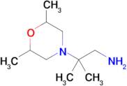 2-(2,6-Dimethylmorpholin-4-yl)-2-methylpropan-1-amine