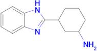 3-(1h-1,3-Benzodiazol-2-yl)cyclohexan-1-amine