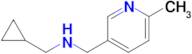 (Cyclopropylmethyl)[(6-methylpyridin-3-yl)methyl]amine