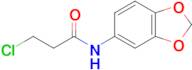 n-(1,3-Dioxaindan-5-yl)-3-chloropropanamide