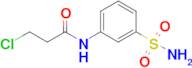 3-Chloro-n-(3-sulfamoylphenyl)propanamide