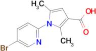 1-(5-Bromopyridin-2-yl)-2,5-dimethyl-1h-pyrrole-3-carboxylic acid