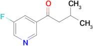 1-(5-Fluoropyridin-3-yl)-3-methylbutan-1-one