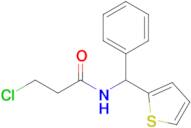 3-Chloro-n-[phenyl(thiophen-2-yl)methyl]propanamide