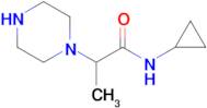 n-Cyclopropyl-2-(piperazin-1-yl)propanamide