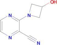 3-(3-Hydroxyazetidin-1-yl)pyrazine-2-carbonitrile