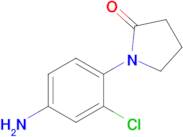 1-(4-Amino-2-chlorophenyl)pyrrolidin-2-one