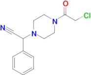 2-[4-(2-chloroacetyl)piperazin-1-yl]-2-phenylacetonitrile