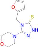 4-[(furan-2-yl)methyl]-3-(morpholin-4-yl)-4,5-dihydro-1H-1,2,4-triazole-5-thione