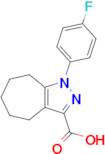 1-(4-Fluorophenyl)-1h,4h,5h,6h,7h,8h-cyclohepta[c]pyrazole-3-carboxylic acid