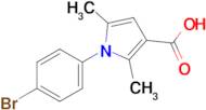 1-(4-Bromophenyl)-2,5-dimethyl-1h-pyrrole-3-carboxylic acid