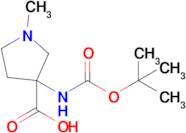 3-{[(tert-butoxy)carbonyl]amino}-1-methylpyrrolidine-3-carboxylic acid