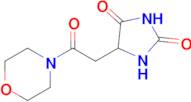 5-[2-(morpholin-4-yl)-2-oxoethyl]imidazolidine-2,4-dione