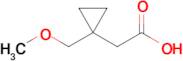 2-[1-(methoxymethyl)cyclopropyl]acetic acid