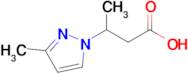 3-(3-Methyl-1h-pyrazol-1-yl)butanoic acid