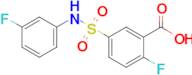 2-Fluoro-5-[(3-fluorophenyl)sulfamoyl]benzoic acid