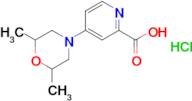 4-(2,6-Dimethylmorpholin-4-yl)pyridine-2-carboxylic acid hydrochloride