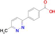 4-(6-Methylpyridazin-3-yl)benzoic acid