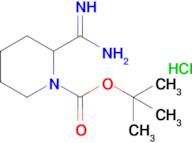 tert-butyl 2-carbamimidoylpiperidine-1-carboxylate hydrochloride