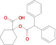 1-[(2,2-diphenylacetyl)oxy]cyclohexane-1-carboxylic acid