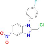 2-(Chloromethyl)-1-(4-fluorophenyl)-5-nitro-1h-1,3-benzodiazole