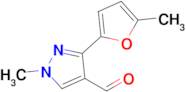 1-Methyl-3-(5-methylfuran-2-yl)-1h-pyrazole-4-carbaldehyde