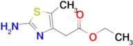 Ethyl 2-(2-amino-5-methyl-1,3-thiazol-4-yl)acetate