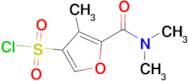 5-(Dimethylcarbamoyl)-4-methylfuran-3-sulfonyl chloride