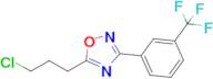 5-(3-Chloropropyl)-3-[3-(trifluoromethyl)phenyl]-1,2,4-oxadiazole