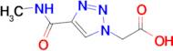 2-[4-(methylcarbamoyl)-1h-1,2,3-triazol-1-yl]acetic acid