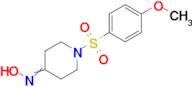 n-[1-(4-methoxybenzenesulfonyl)piperidin-4-ylidene]hydroxylamine
