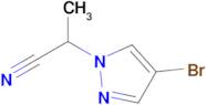 2-(4-Bromo-1h-pyrazol-1-yl)propanenitrile