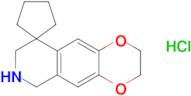 3,6,7,8-Tetrahydro-2h-spiro[[1,4]dioxino[2,3-g]isoquinoline-9,1'-cyclopentane] hydrochloride