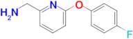 [6-(4-fluorophenoxy)pyridin-2-yl]methanamine