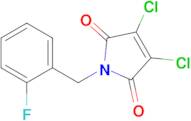 3,4-Dichloro-1-[(2-fluorophenyl)methyl]-2,5-dihydro-1h-pyrrole-2,5-dione