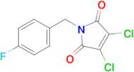 3,4-Dichloro-1-[(4-fluorophenyl)methyl]-2,5-dihydro-1h-pyrrole-2,5-dione