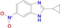 2-cyclopropyl-6-nitro-1H-1,3-benzodiazole