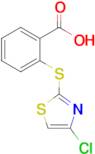 2-[(4-chloro-1,3-thiazol-2-yl)sulfanyl]benzoic acid